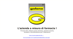 Desktop Screenshot of galeno.it