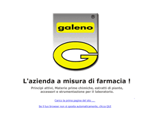 Tablet Screenshot of galeno.it